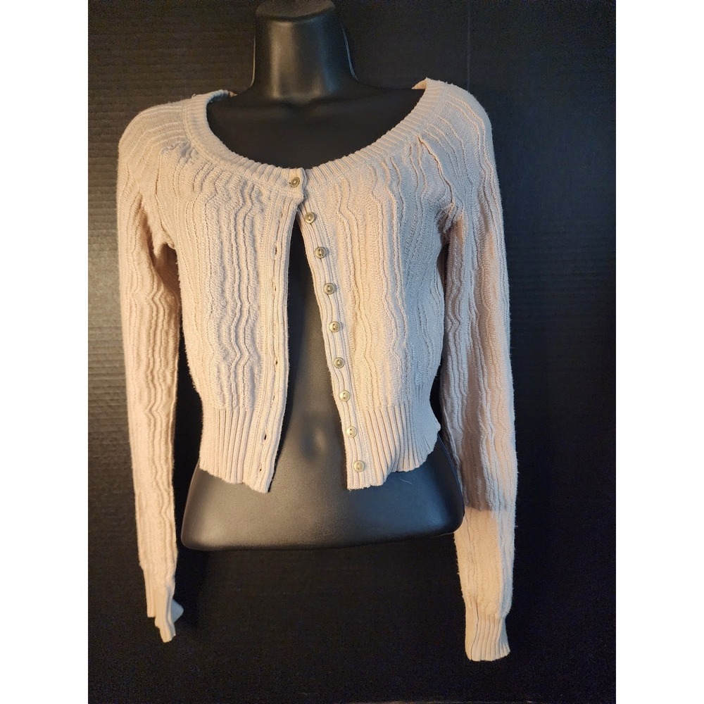 FREE PEOPLE Mimi Cardi In Sugar Crystals Size Small EUC